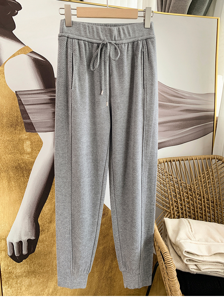 Fireworks home you want comfort It has casual loose lace-up pants for women autumn and winter slacks Harlan pants for women