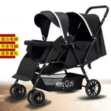 Складная зимняя летняя коляска для близнецов для двоих