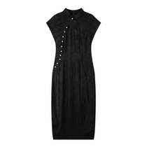 Skin girl sleeveless refined flaggown 2023 summer young menu dress