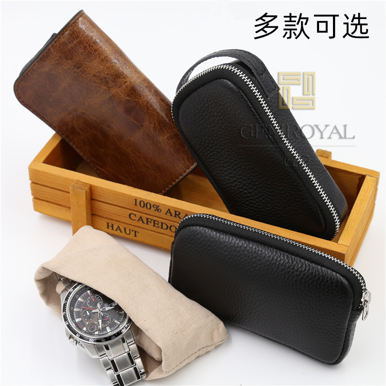 Genuine leather watches containing protective bag sets handwatch box for men's purse strings STEEL BAND HANDWATCH BAGS GIFT WRAPPING BOX
