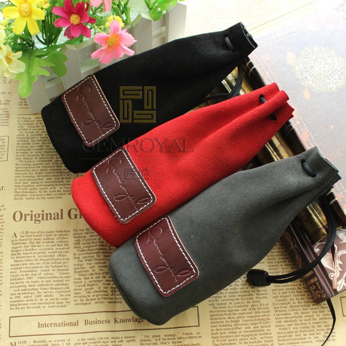 Frosted cowhide pencil case, genuine leather pen case, cosmetic tool storage bag, glasses case, genuine leather storage bag