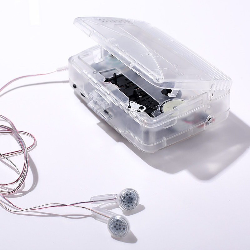 Tape Card New All-Transparent CardsListen to Dual-channel Outside Player Gift USB Retro