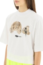 palm angelsbbaais white sycamore angel decapitated bear short sleeve t loose round neck