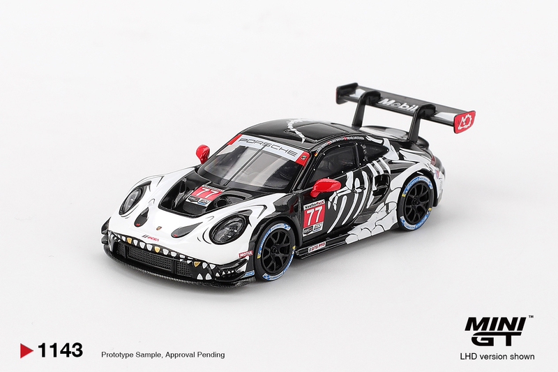 Minigt 1:64 1143 Porsche 911 Gt3 R Ao Skeleton Dragon Alloy Car Model
