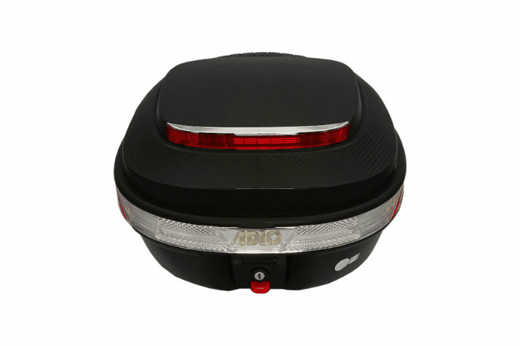 Aidele Motorcycle Tail Box 9231 Lớn Universal Car Trunk Toolbox Bàn đạp hộp lưu trữ thùng sau xe máy nhỏ gọn