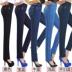 Mùa thu đông mới quần jeans trung niên quần nữ trung niên eo cao quần lọt khe cộng với quần nhung mẹ quần quần giả váy Quần jean