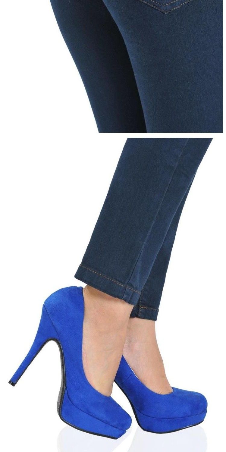 Mùa thu đông mới quần jeans trung niên quần nữ trung niên eo cao quần lọt khe cộng với quần nhung mẹ quần quần giả váy