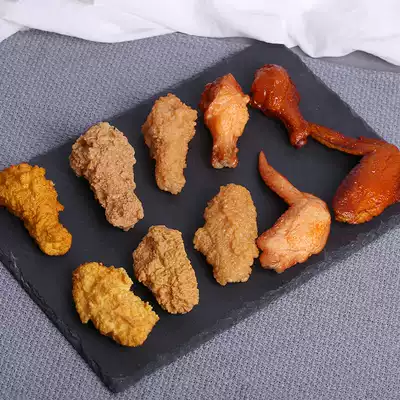 Simulation of fried chicken wings, chicken legs model barbecue chicken legs fried Oran KFC food props shooting display toys