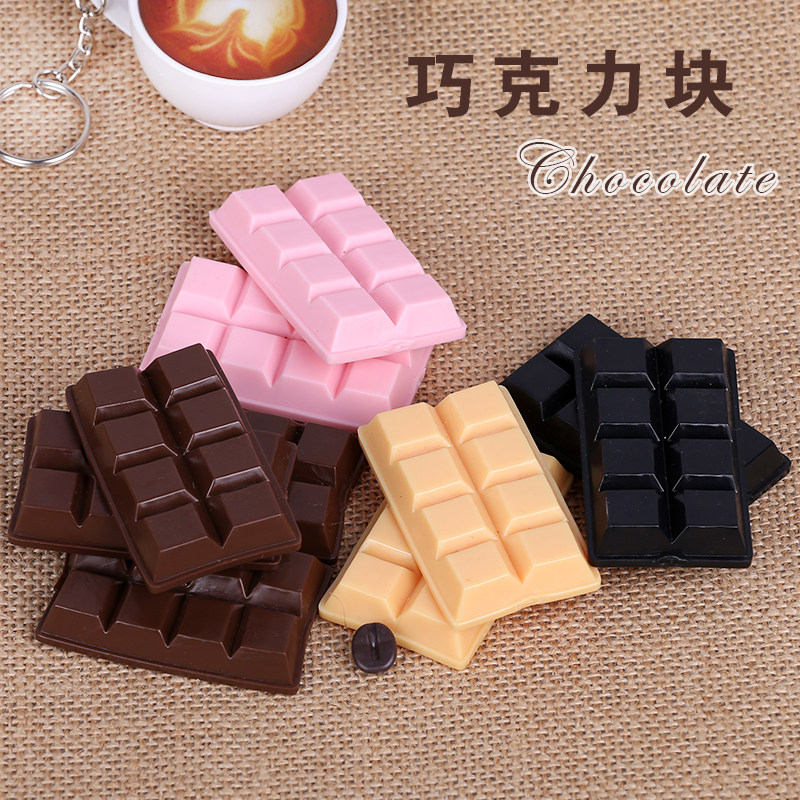 Simulated chocolate model fake chocolate piece props creamy strawberry coffee food model snack toy