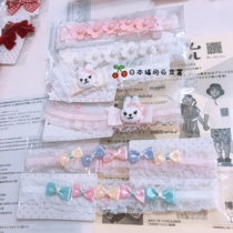 Spot Japanese ShirleyTemple Xiulan Deng Bo baby girl baby Princess full moon hair band ornaments