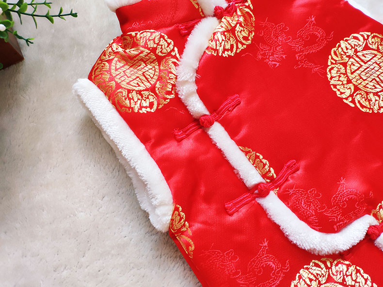 Áo vest bé trai vest mùa thu và đông trẻ em quần áo tang cộng với áo cotton bé gái bé mẫu giáo biểu diễn shop trẻ em