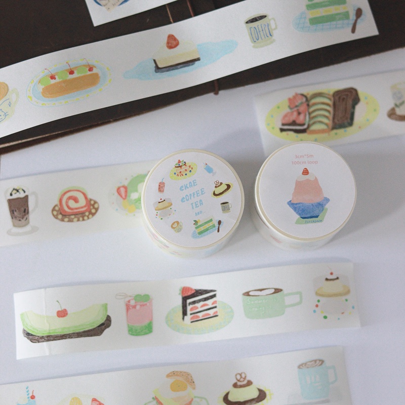 Hand in Cultural and Creative | Food Language Afternoon Tea Tape Gourmet Tape Hand Account Decorative Tape Hand-Painted