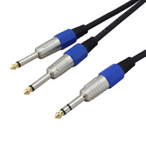 Bay Bridge KQ7730 6 5 10% 2 6 35MM stereo turning double large two-core TRTRS tuning bench audio line