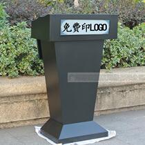 Kong Tai Stainless steel podium Lecture Desk Reception Desk VIP Desk Property Watch Desk Outdoor speaking Desk Conference Desk