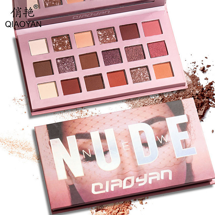 Desert eye shadow pretty 18 color eye shadow rose red pearl matte earth color eye shadow palette