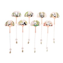 Ginkgo biloba rose metal panda hollow bookmarks Classical exquisite Chinese style students creative gifts creative gifts
