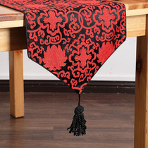 Chinese style Chinese ancient style pastoral table flag tea table cloth bed flag cabinet flag table mat long dining table cloth European style custom