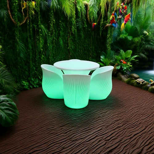 Светодиодный светоизлучающий стол и стул, комбинированный бар, креативный сливовый стол, уличный двор, досуг, бар, барный стул, мебель