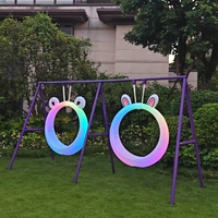 Качели, легкий кролик, панда