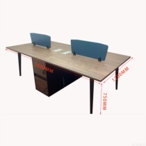 Shenzhen 4 staff desk combination simple modern screen work table four office staff table