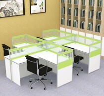 Shenzhen 4-person staff screen desk simple modern multi-color four-person staff office Card partition card holder