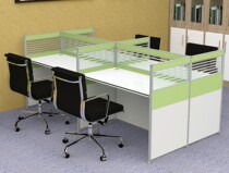 Shenzhen 4-person staff screen staff computer desk partition card position simple modern office table and chair combination King type