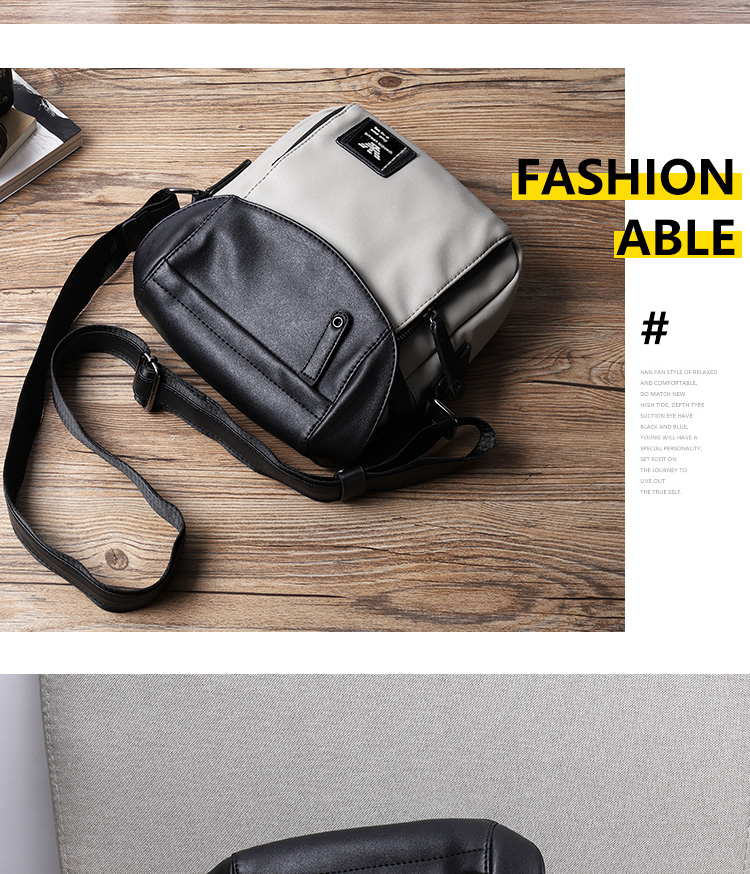 Qiaozhi Armani túi đeo vai nam túi xách nam Messenger phiên bản Hàn Quốc của túi giải trí xu hướng giới trẻ - Túi của con người túi nam đeo chéo