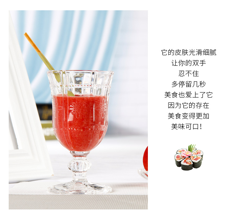 Vintage Trung Quốc nút rượu thủy tinh ly rượu sâm banh thủy tinh châu Âu chạm nổi cốc rượu vang sáng tạo rượu vang đỏ rượu thủy tinh cốc ly uống rượu vang đỏ