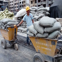 Pull ash electric trolley construction site mortar electric gray bucket truck electric trolley brick dump truck can enter the elevator