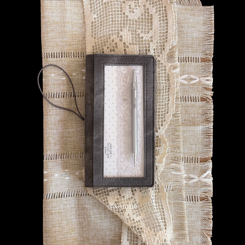 A6Slim Transparent Long Window Notebook Soft Cover Notebook with Strap Diary Planner Samue Shanyou A6Slim Transparent Long Window Notebook Soft Cover Notebook with Strap Diary Planner Samue Shanyou