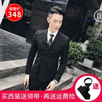 Bộ đồ đôi ngực phù hợp với chuyên nghiệp trang trí phương tây cơ thể Áo ngực đơn Shangren Lang váy cưới công sở nam quần kaki