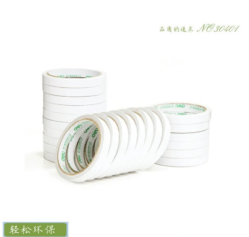 Băng keo hai mặt bằng vải bông 304 304 / 1,2cm * 10Y keo dán hai mặt 24 cuộn / túi)