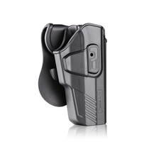 SeaTac Tactical Quick Draw Holster Plastic Steel Ultra-Light Index Finger Release Suitable for 92 92G with Open Belt Buckle