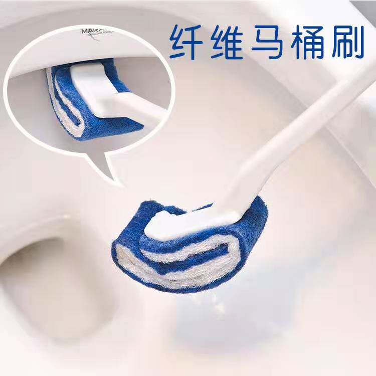 Creative soft hair does not hurt glaze toilet brush sanitary brush cleaning toilet brush no dead corner soft brush makeup room toilet brush