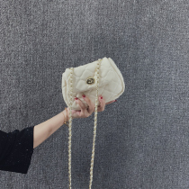 La mode leather 2020 new net red ins fairy small fresh chain mini messenger bag soft leather female