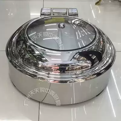 Circular flap bu fei lu chargeable electric heating stainless steel buffet furnace upscale hotel perspective can lu
