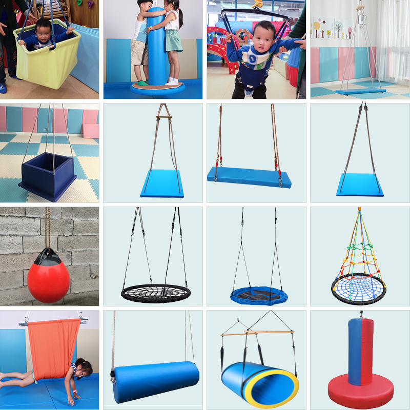 Early Education Suspension of Suspended Swing Set of Sensation Integration Trainer Materials Children Hanging Cable Toy Climbing Rope Vestibule Rehabilitation Indoor Kindergarten