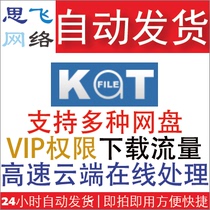 Automatic vending katfile VIP premium permissions Download traffic 1G cloud online backup
