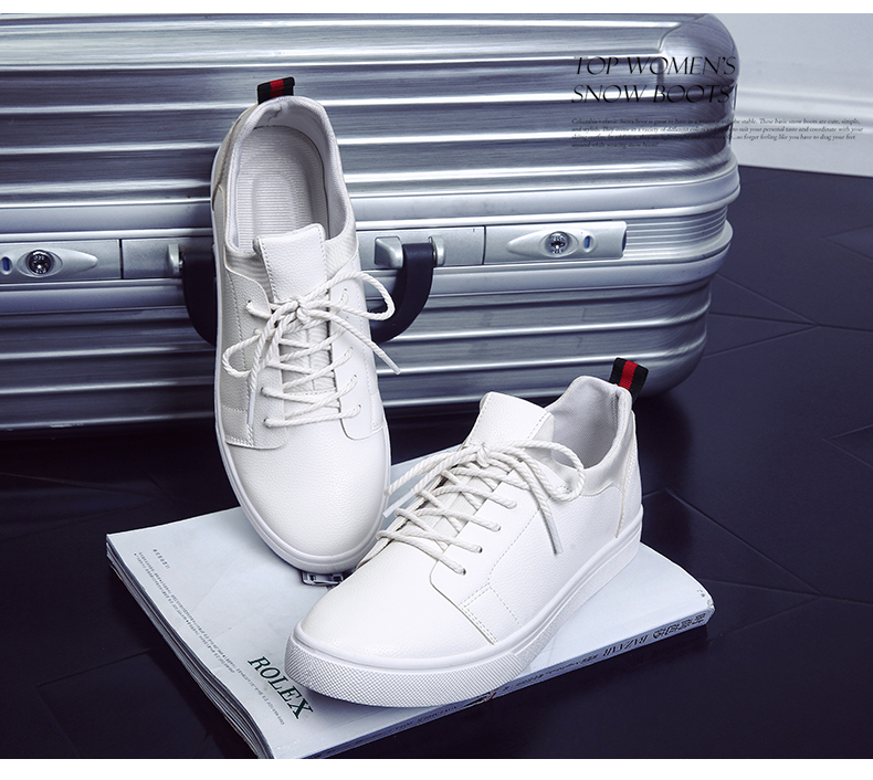 PINSV pria Sepatu Kasual Fashion Sneakers Skate Sepatu 