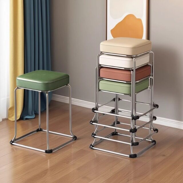 Железо стул домой табуретка Сложенное соус табуретка составить табуретка стул Стул Дварф обеденный стол панель табуретка менять обувь стул 