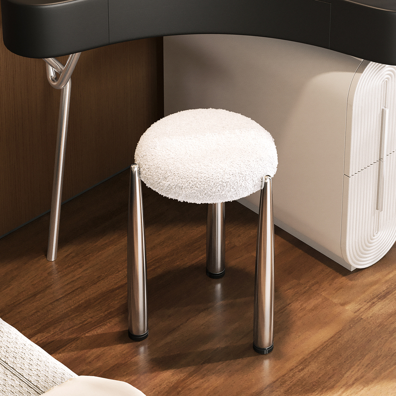 Shaun the Sheep Stool 2026 New Model, Special Stool for Girls' Bedroom Dressing Table, Does Not Take up Space, Dressing Stool for Cloakroom