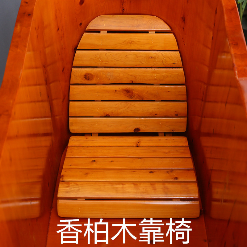 Bath Tub, Wooden Bath Tub, Matching Chair, Headrest, Disposable Bath Bag, Fumigation Machine
