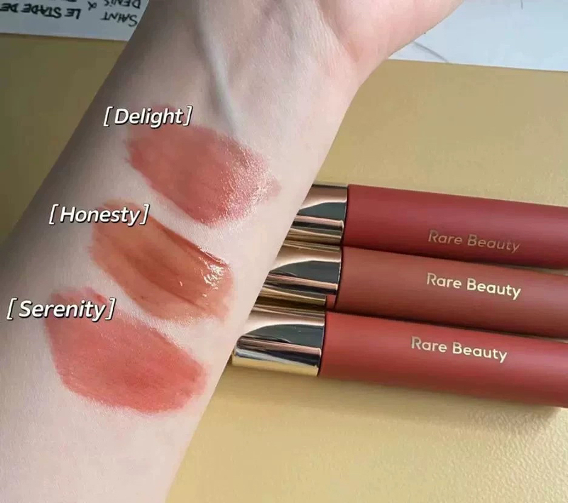 Loss Clearance Rarebeauty Celina's New Lip Glaze Forming Film Delight/Happy/Serenity