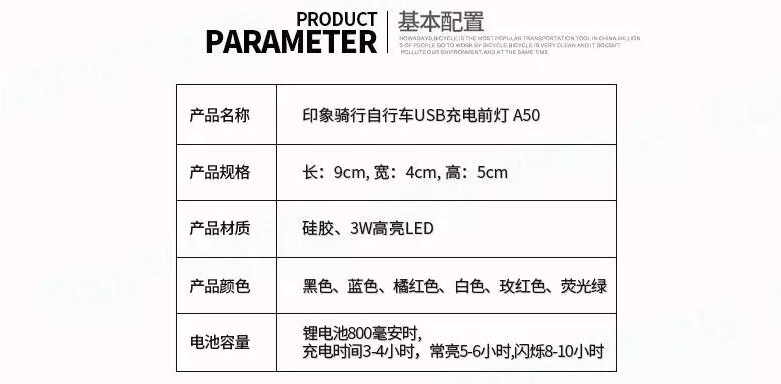 Eclairage pour vélo - phare - Ref 2399048 Image 14