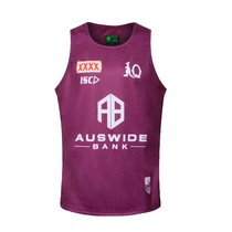 20-21 All Black Melbourne Maroons French Highlanders Mens Vest rugby jersey Top rugby jersey