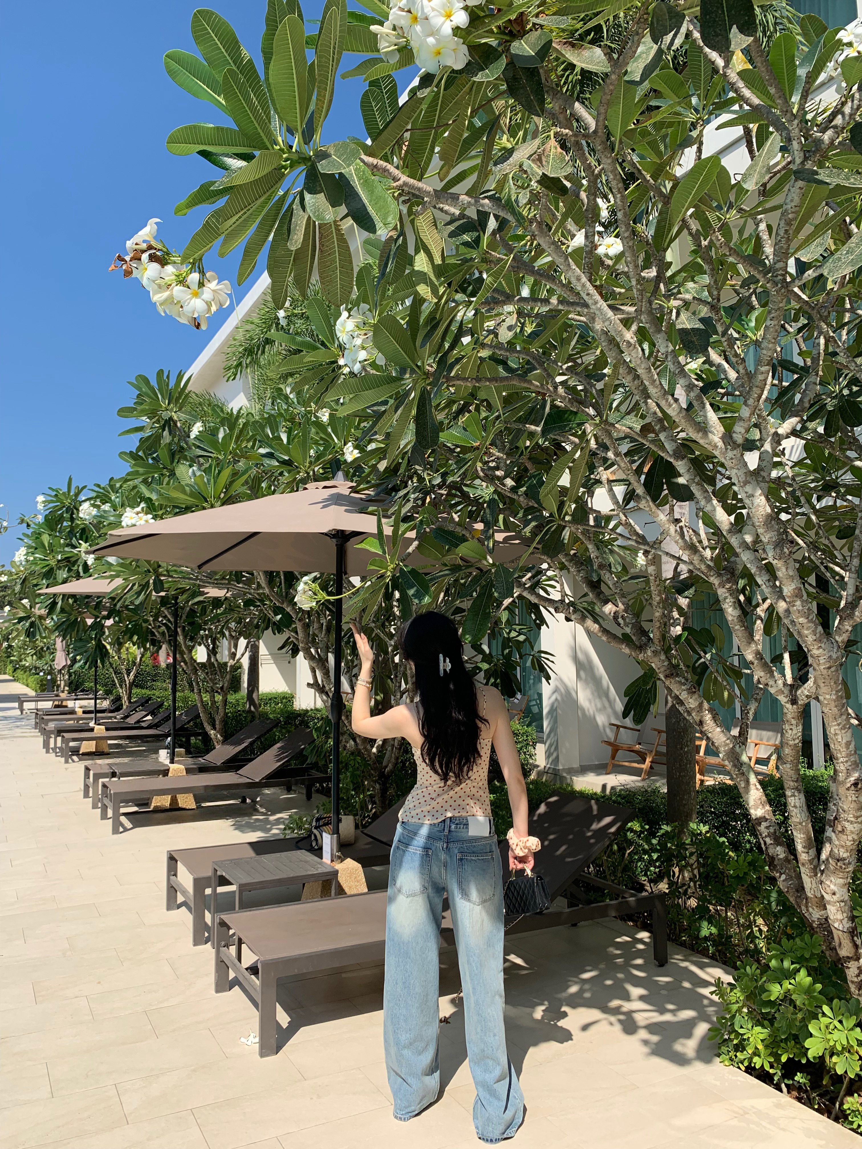 popchee | Белые женские baggy | Американские свободные широкие джинсы! Универсальный хит в стиле ins