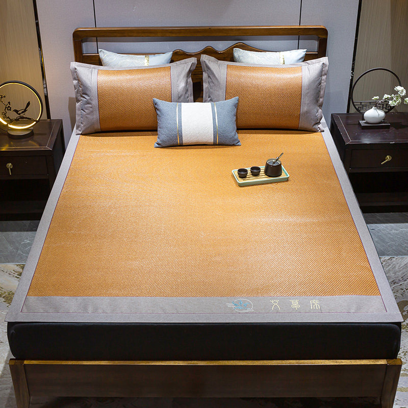 Summer mat, one meter two mat, Japanese style, double-sided, positive and negative, natural rattan, true rattan, 1 meter, 5, pure rattan