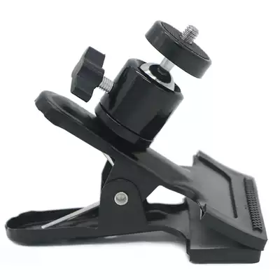 Spherical pan tilt clip metal pan/tilt clip camera flash bracket desktop fixing bracket fixture