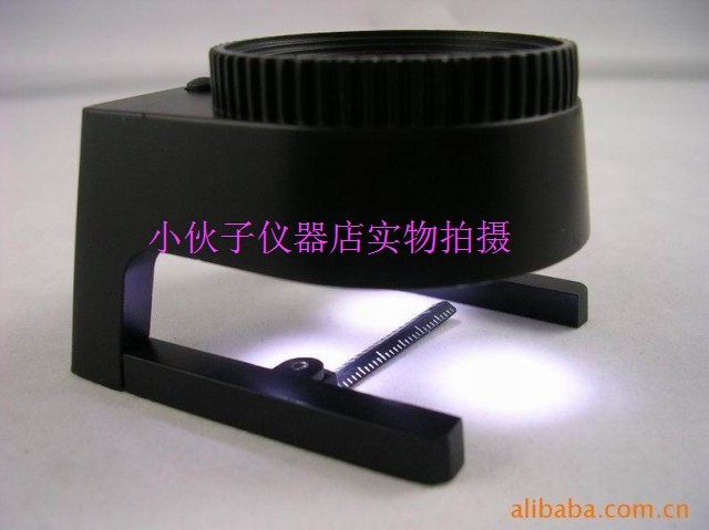 Special 20 times metal frame cloth mirror warp and weft density mirror 20 times magnifying glass weft density mirror 20 times cloth mirror