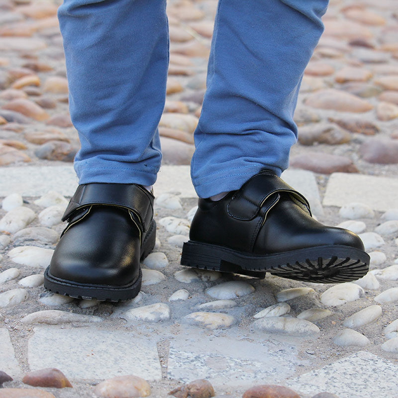 Shenzhen unified school shoes student brother boys and girls black leather shoes middle and big children's student shoes with school uniform dress shoes